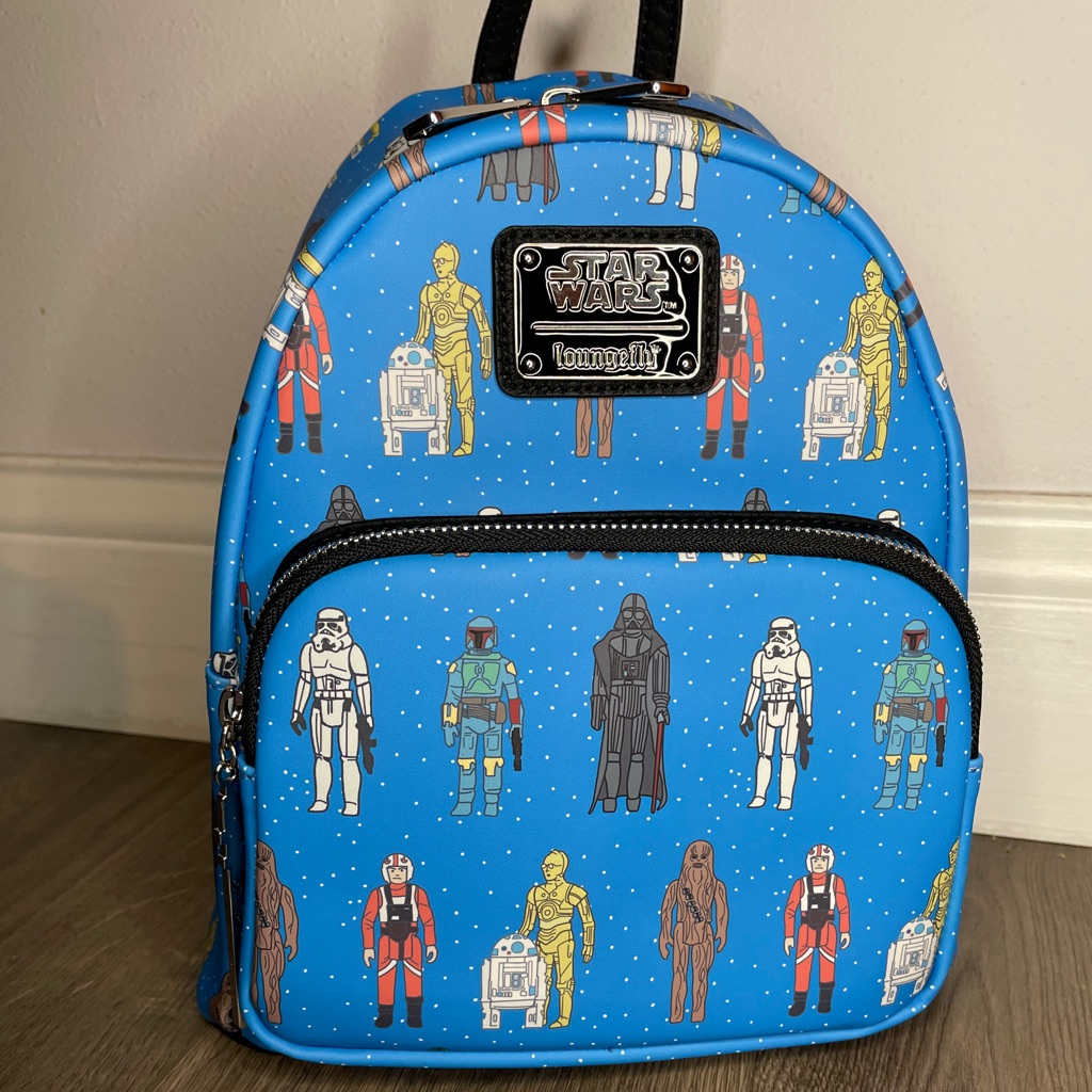 Loungefly Star Wars Action Figures Print Backpack